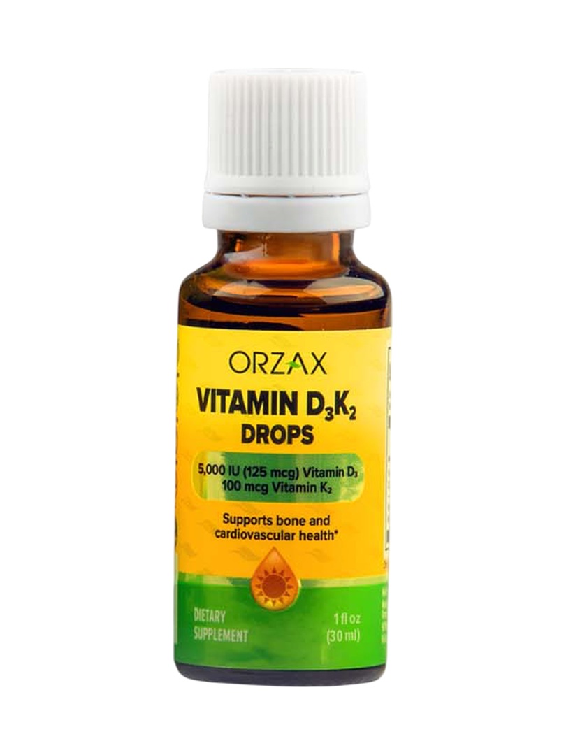 Витамины D3 и K2 ORZAX Vitamin D3K2 Drops капли 30 мл - фото 1