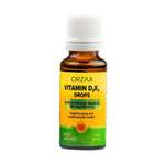 Витамины D3 и K2 ORZAX Vitamin D3K2 Drops капли 30 мл