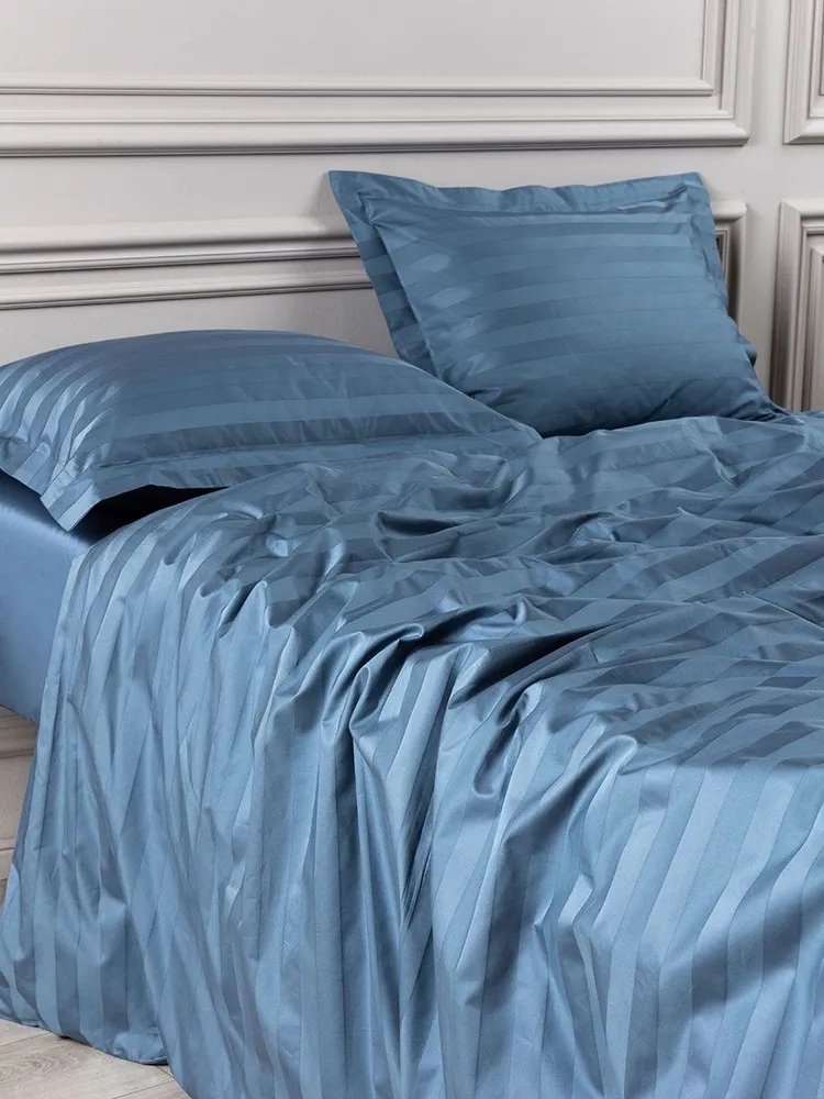 Комплект постельного белья Askona Comfort Stripe 3*3 2.0 односпальный 2 предм. - фото 2