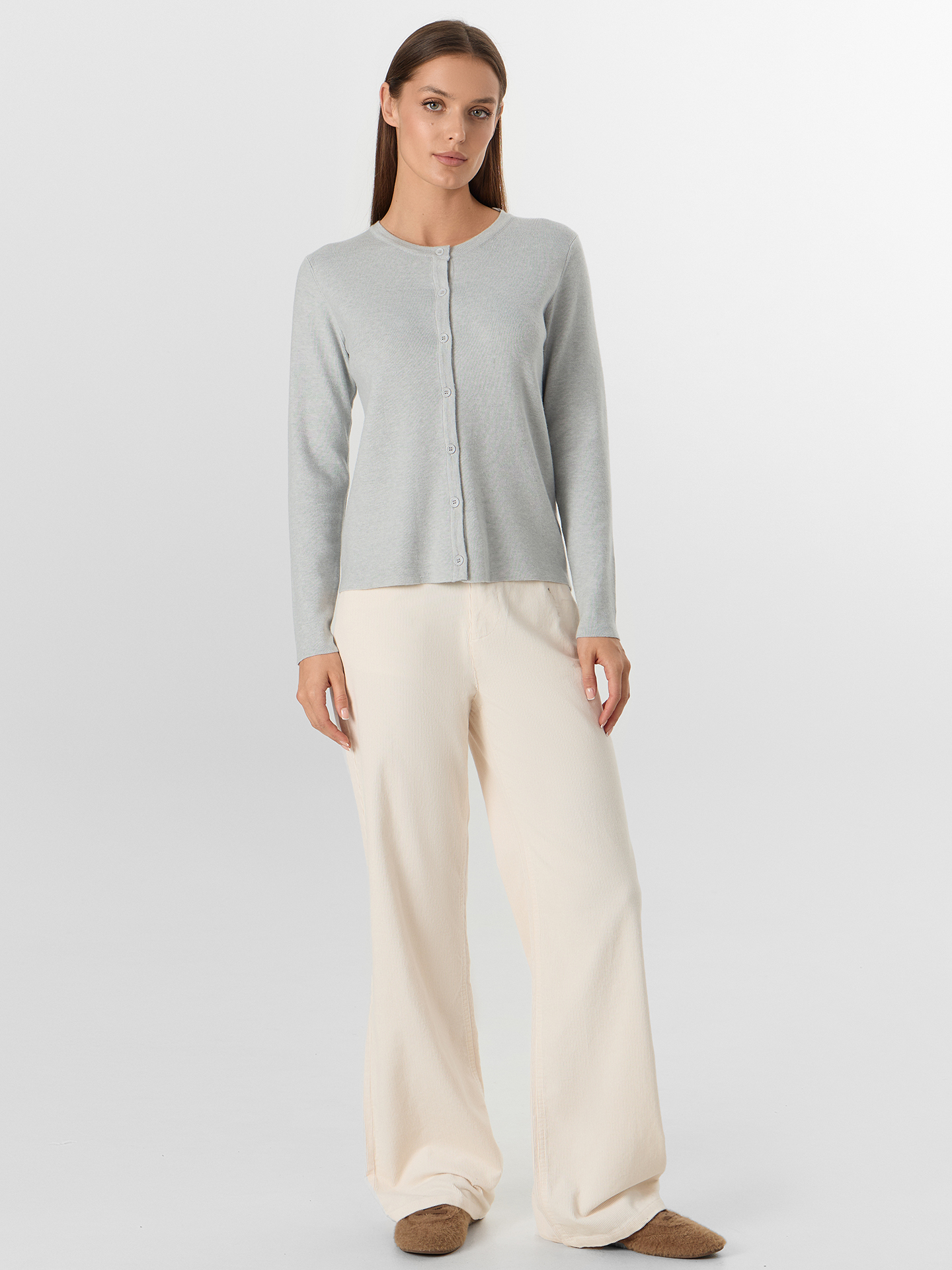 Лонгслив Mark Formelle (Марк Формэль) 122661/серый меланж - фото 3