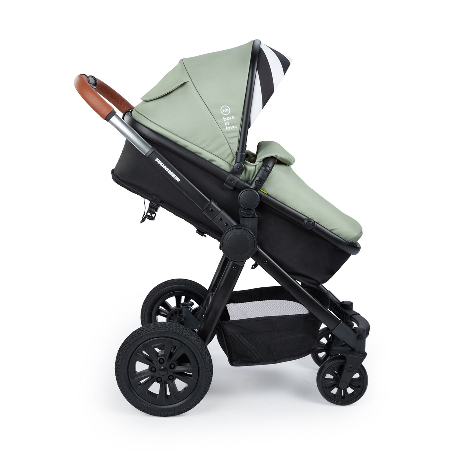 Коляска трансформер Happy Baby Mommer Dark Green зеленый - фото 15