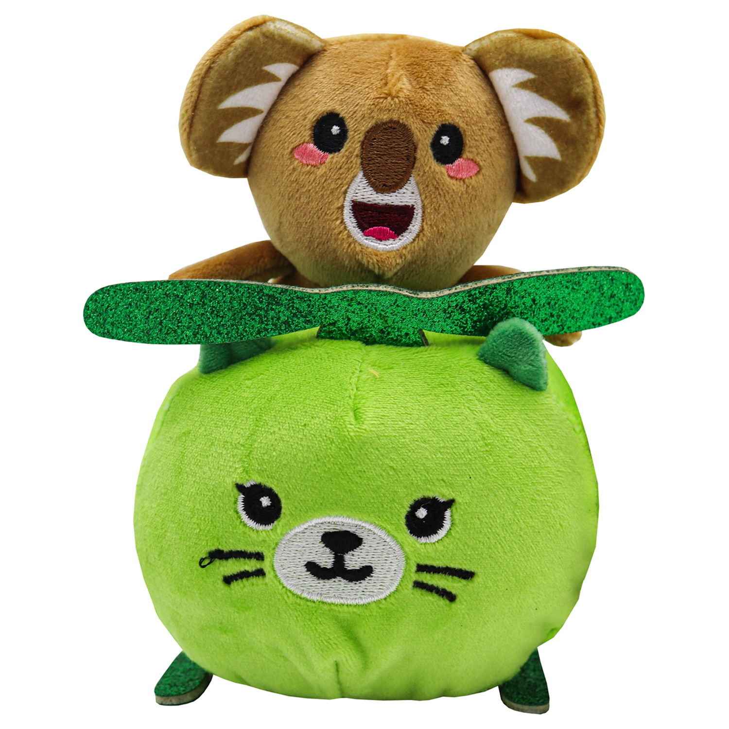Игрушка мягкая Funky Toys кенга коала с зеленым котиком FT5915-3-МП - фото 3