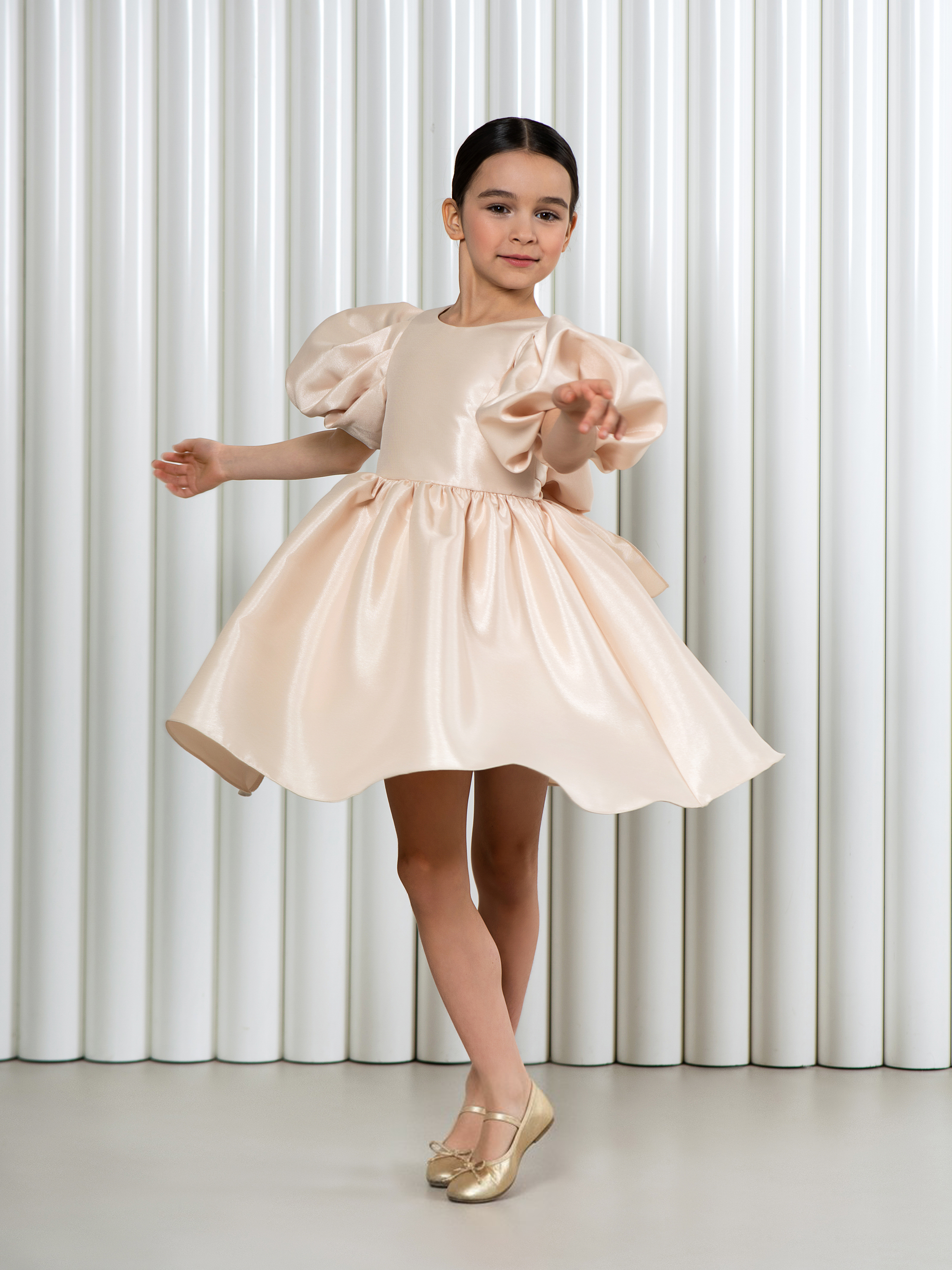 Платье LisaWeta D-143 золото - фото 1