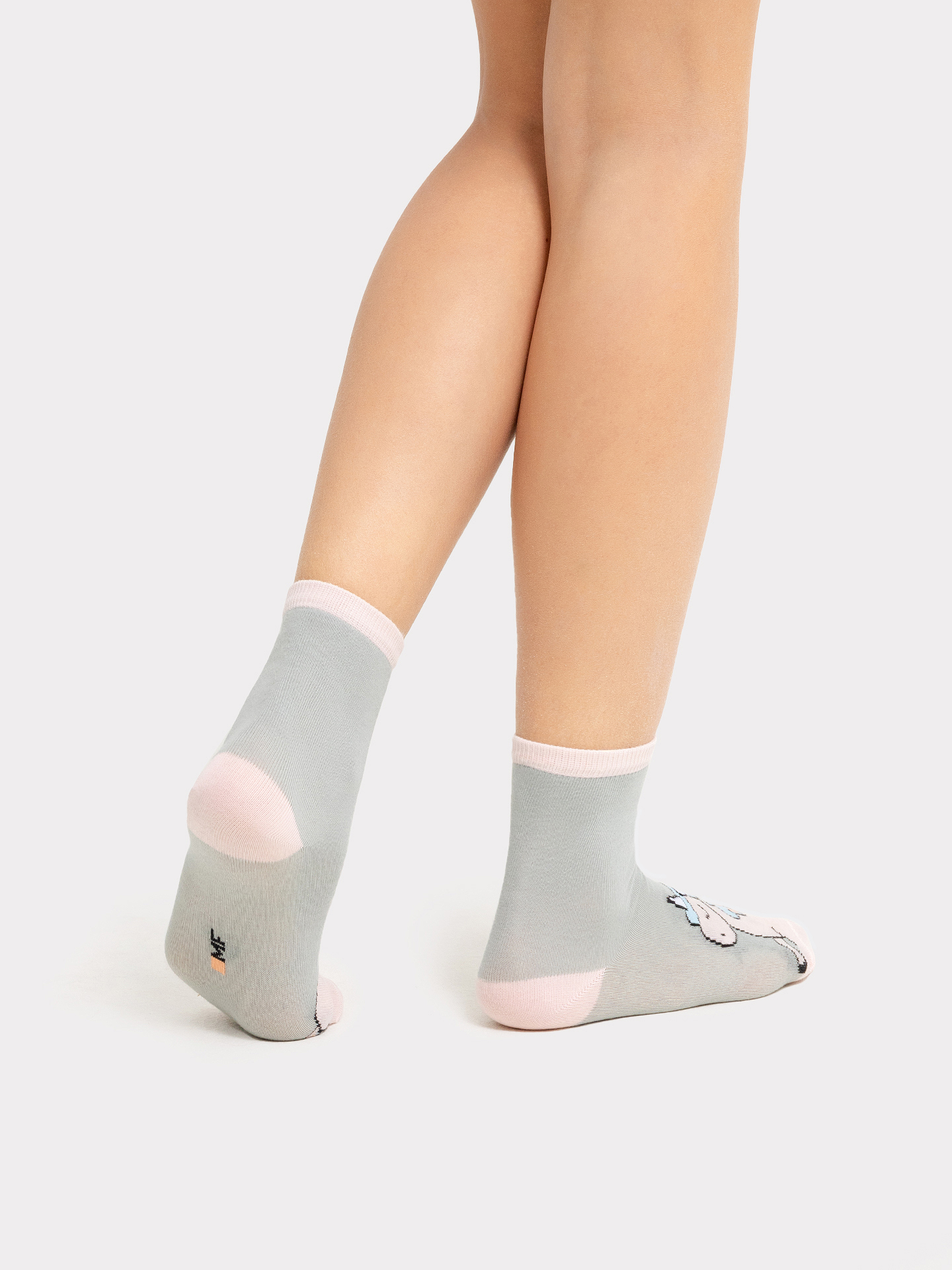 Носки 3 пары Mark Formelle (Марк Формэль) 430A-2646/св.оливка /св.лаванда /зефирный - фото 5