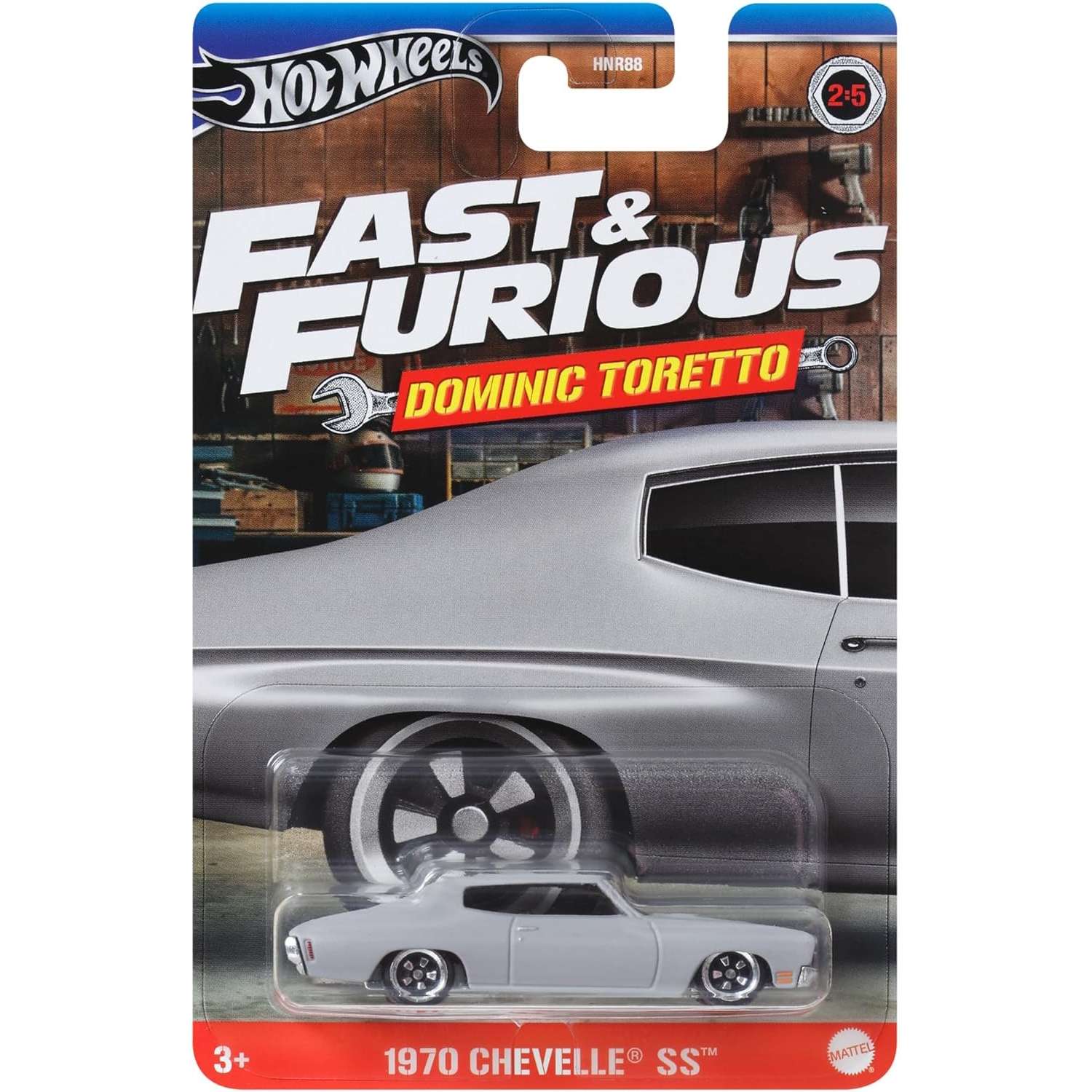 Автомобиль Hot Wheels 1970 Chevelle SS 1:64 HNR88/HRW47 - фото 5