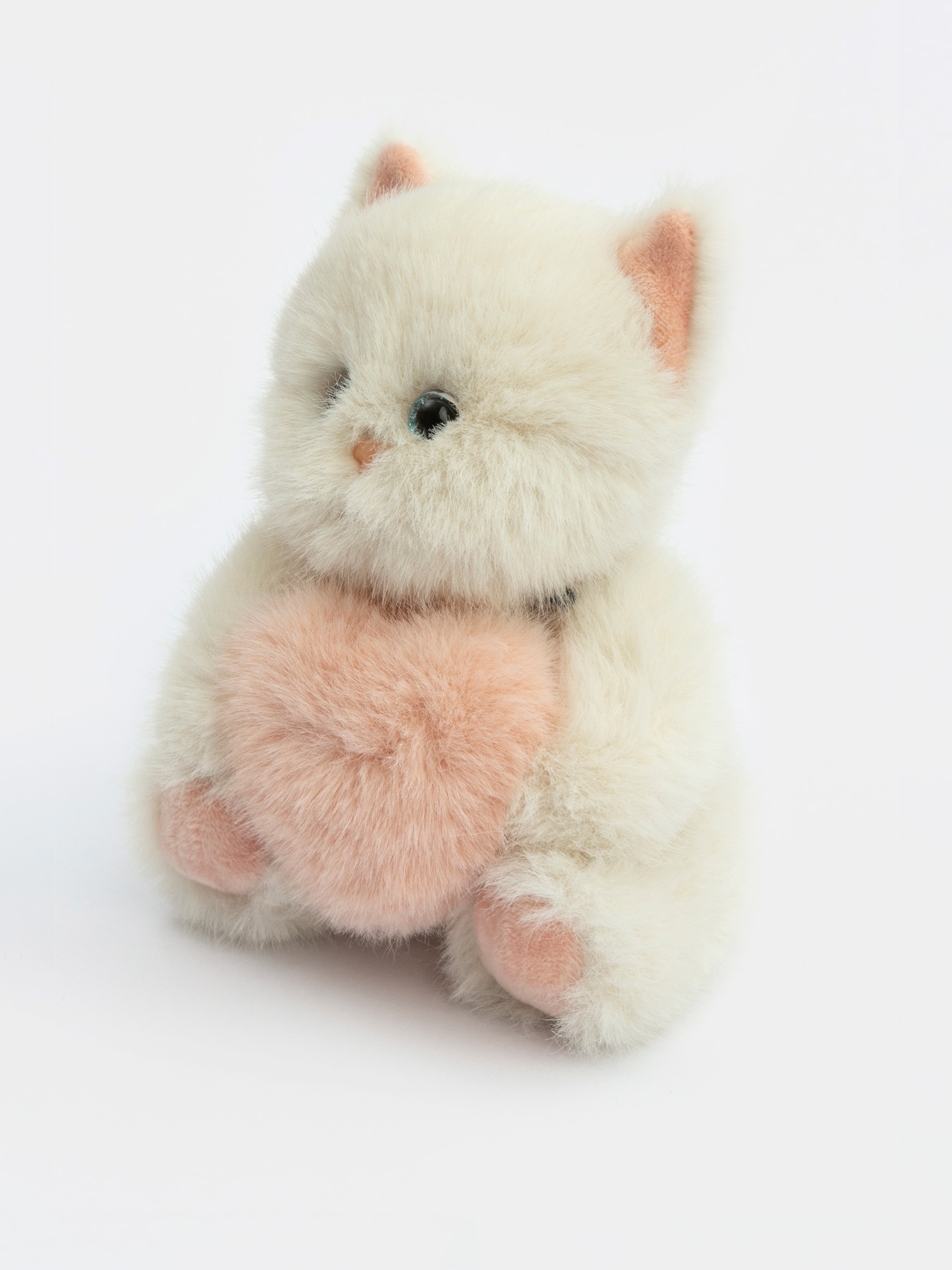 Мягкая игрушка GULLIVER toys Котик белый , 15 см - фото 2
