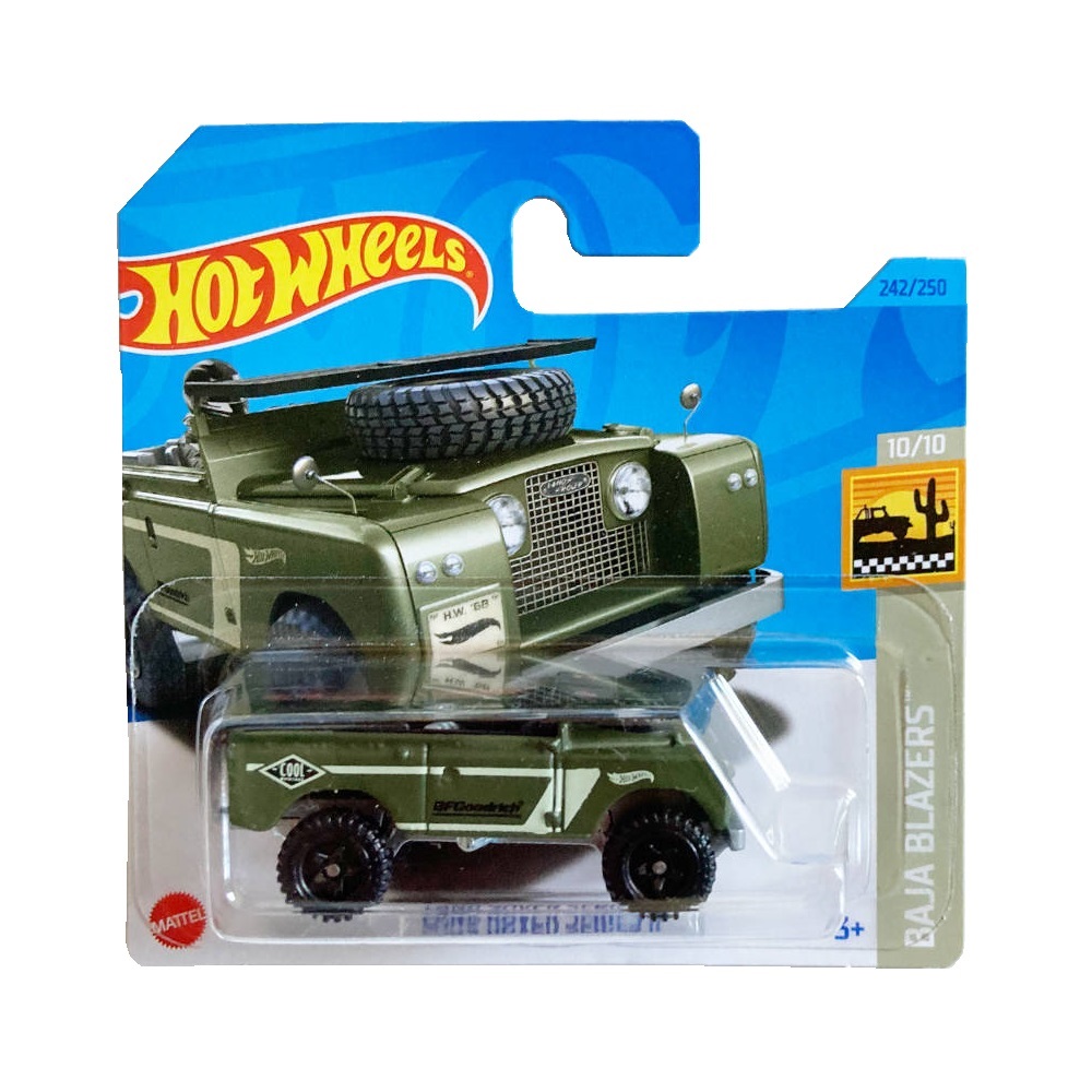Автомобиль Hot Wheels Land Rover SERIES II 63101 - фото 2