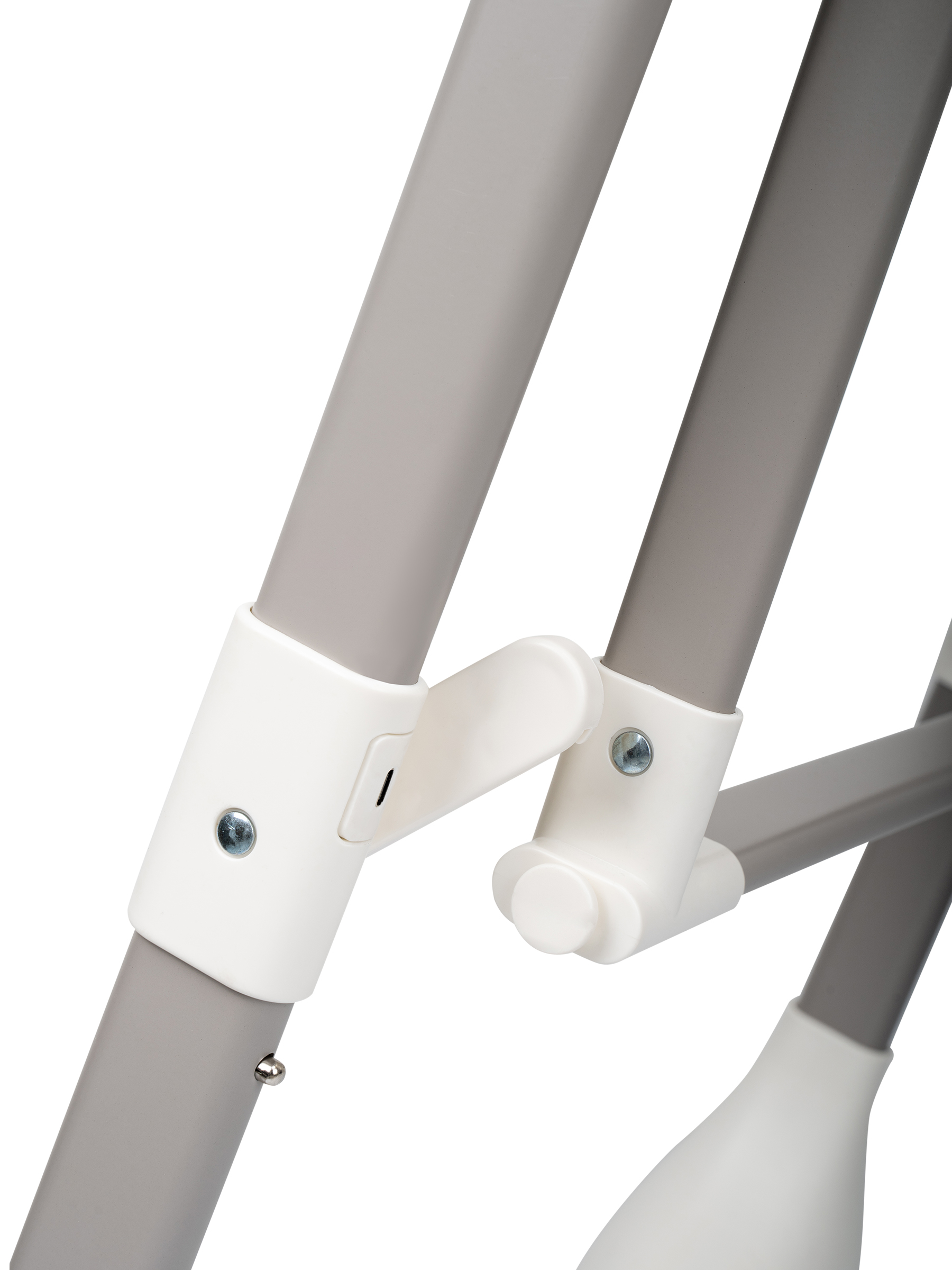 Стульчик для кормления JOVOLA Muza с функцией электрокачели серый - фото 18