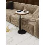 Стол журнальный SLINE Кальяри лайт вяз браун черный