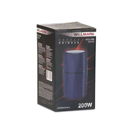 Кофемолка Willmark WCG-388 синий