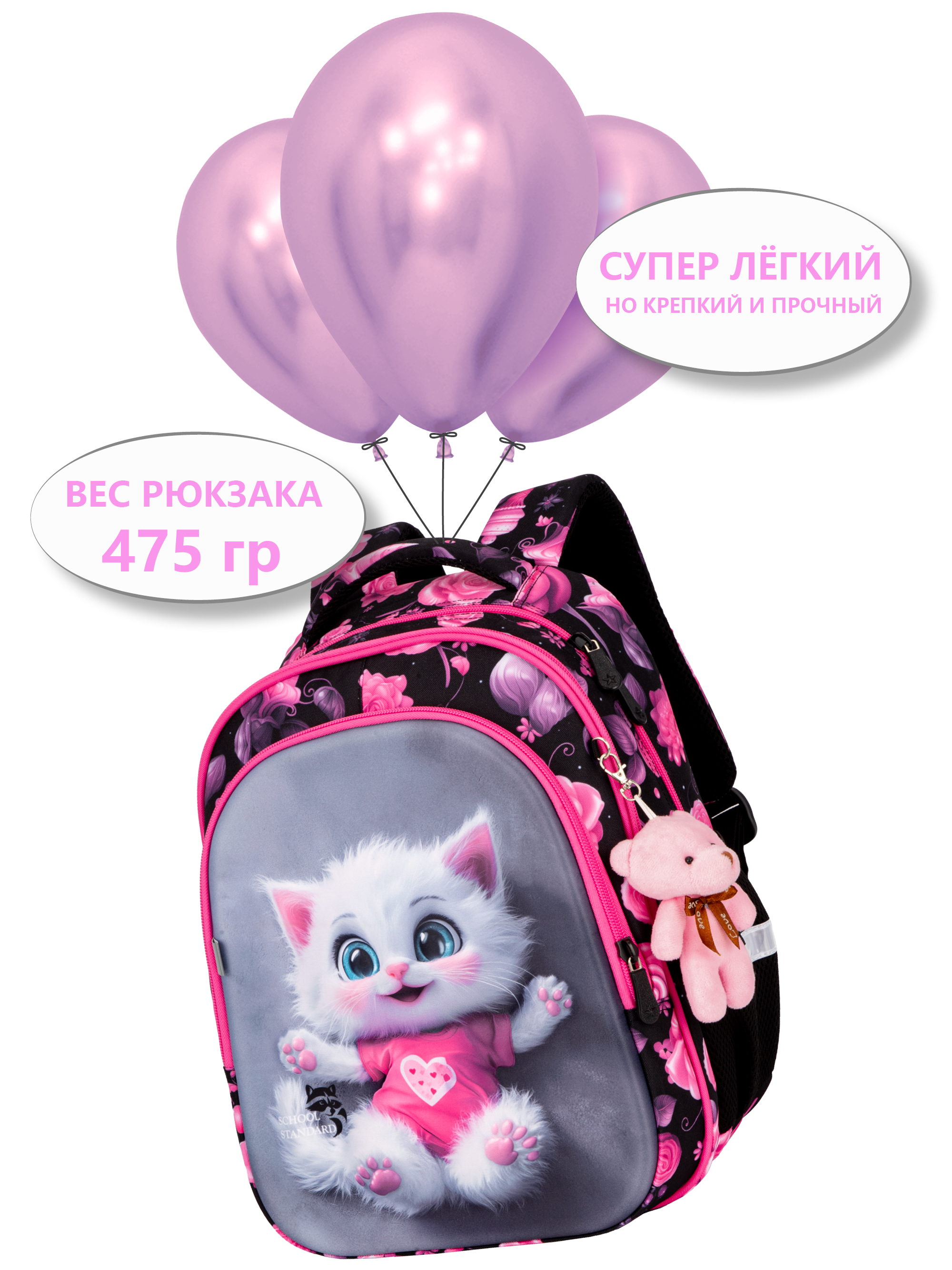 Рюкзак School Standard первокласснику набор 4 в 1 - фото 11