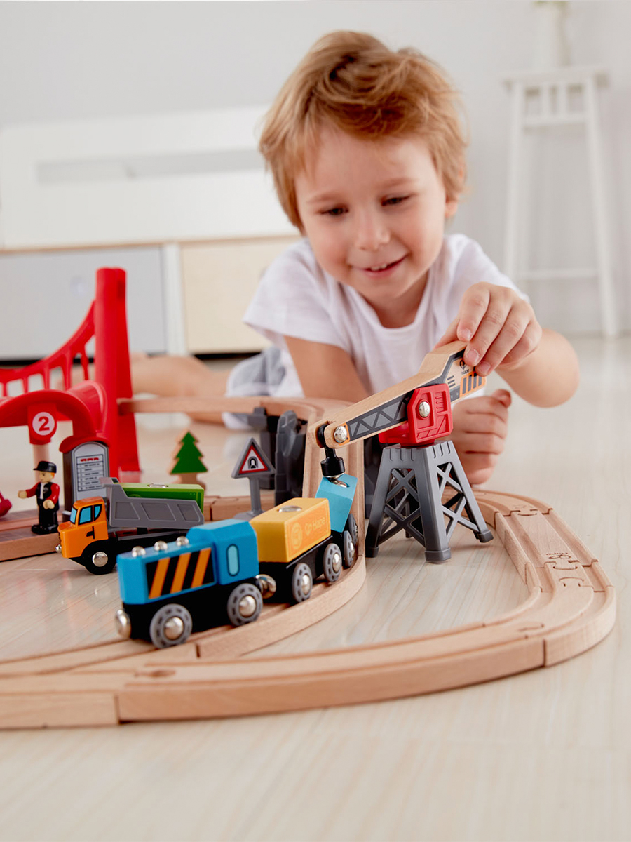 Набор железнодорожный Hape E3730_HP - фото 7
