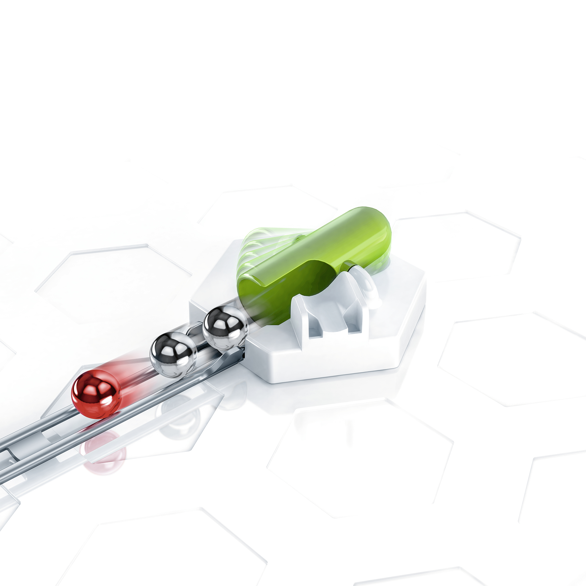 Конструктор Ravensburger доп набор рельсы и трубы магнитный - фото 3