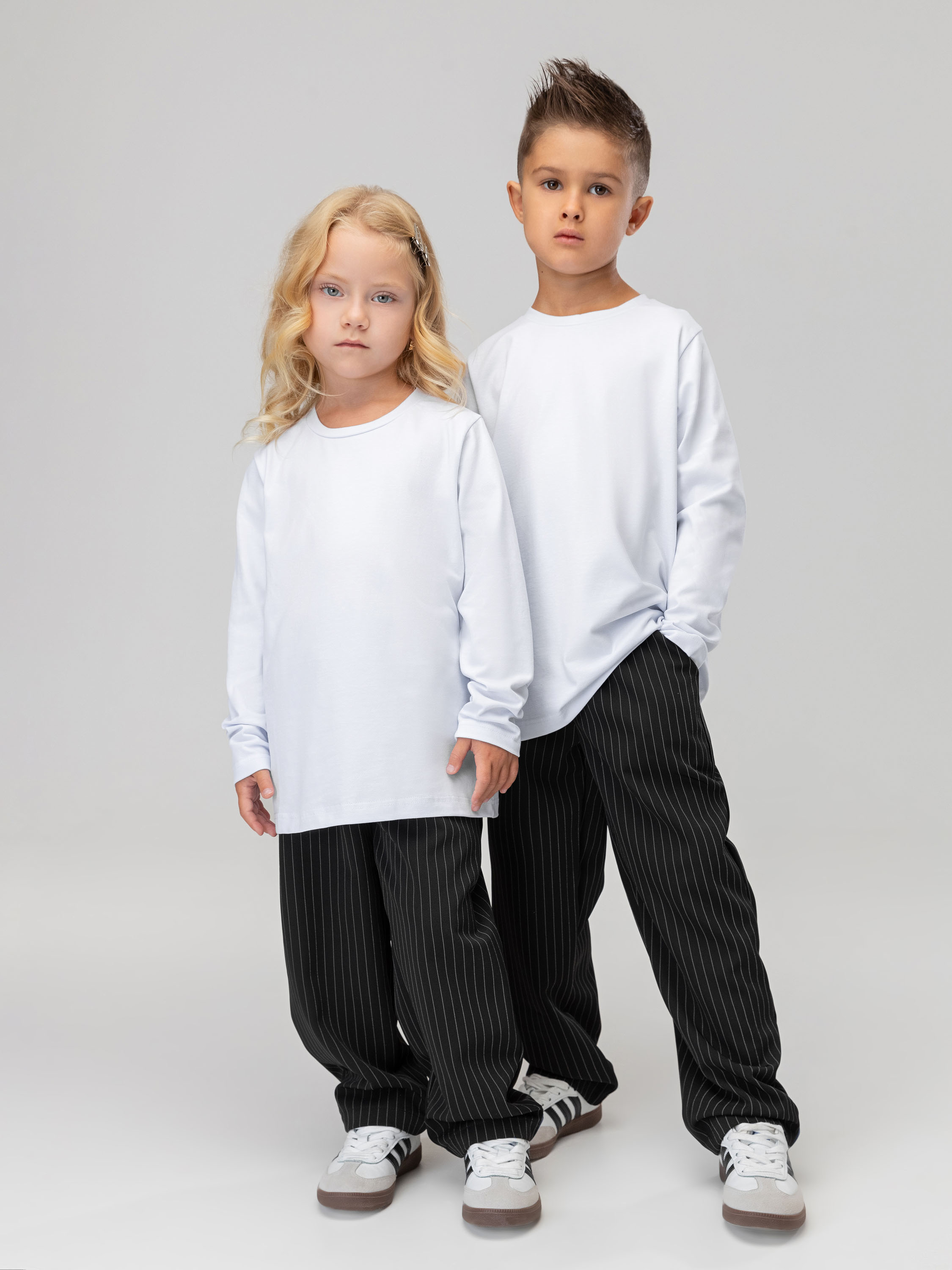 Брюки Bodo 6-638MU_черный (белый) - фото 2