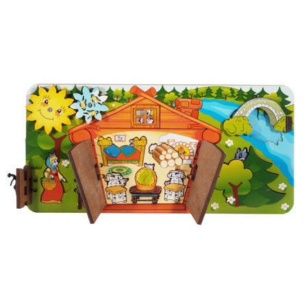 Игрушка Нескучные игры бизиборд Козлята и Волк