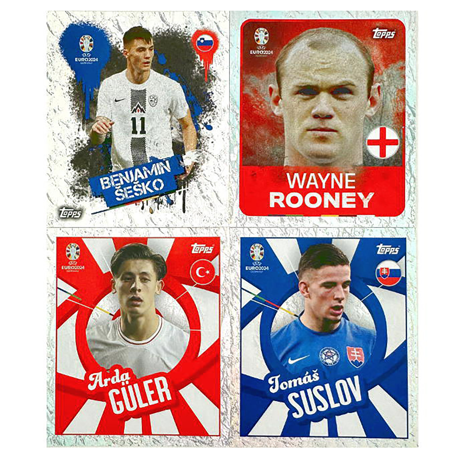 Наклейки topps EURO 2024 - фото 9