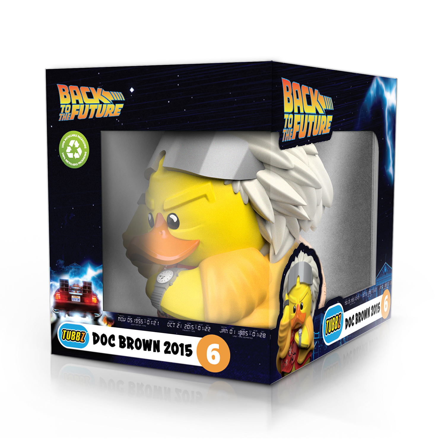 Фигурка Back To The Future Утка Tubbz Док Браун 2015 Box - фото 2
