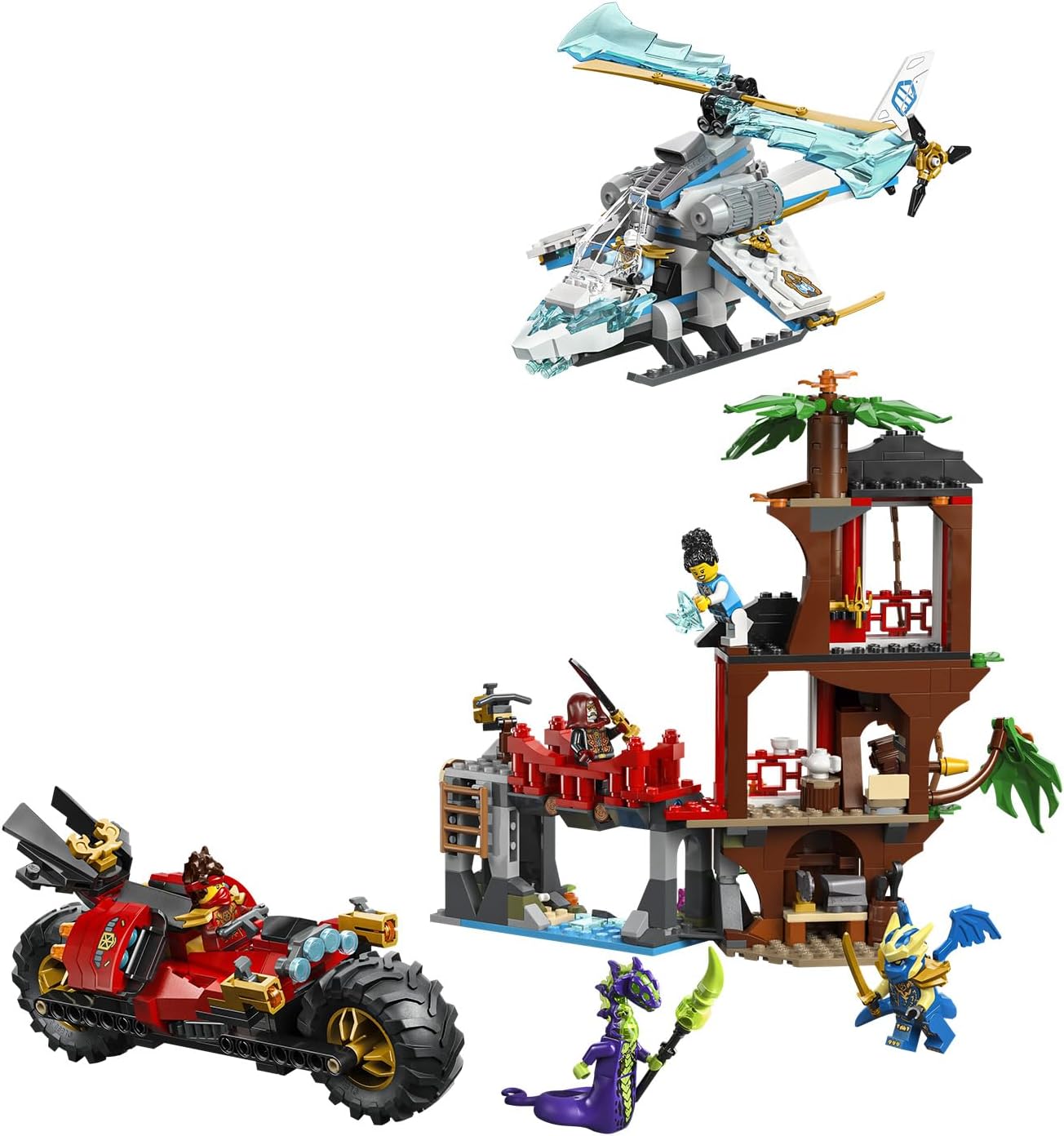 Конструктор LEGO NINJAGO Битва за домик на дереве 642 дет. - фото 2