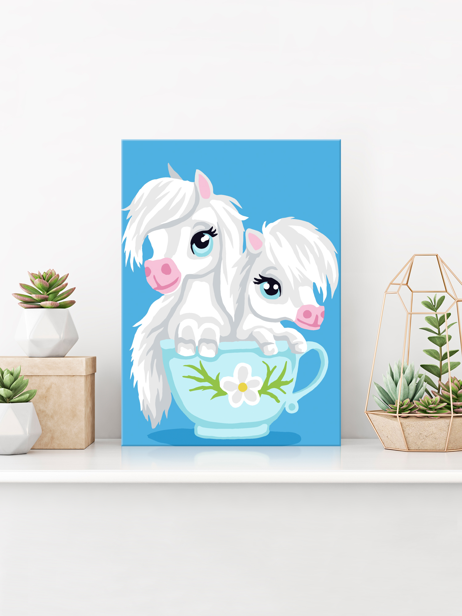 Картина по номерам Hobby Paint Сладкие пони в ассортименте - фото 3