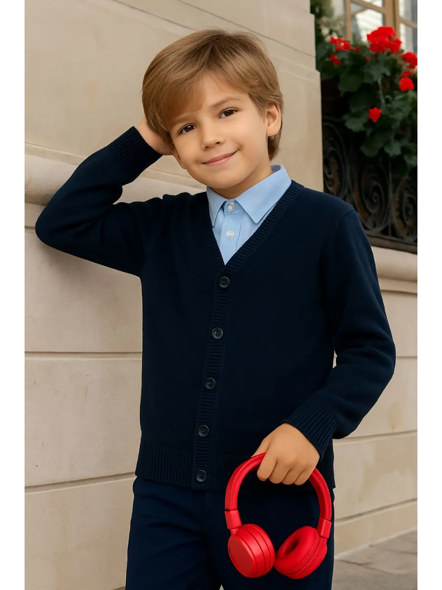 Кардиган Mark Formelle (Марк Формэль) 363343/неви - фото 11