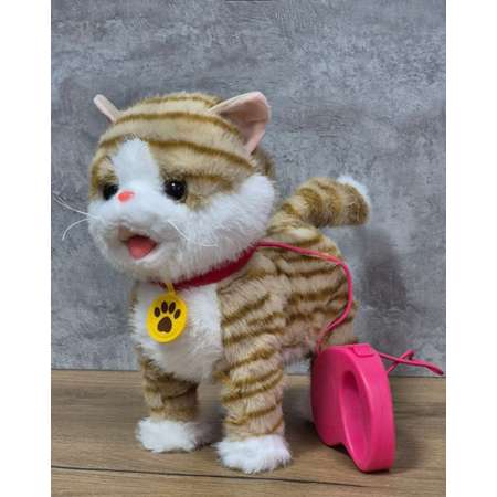 Мягкая игрушка BalaToys котик Интерактивный Музыкальный