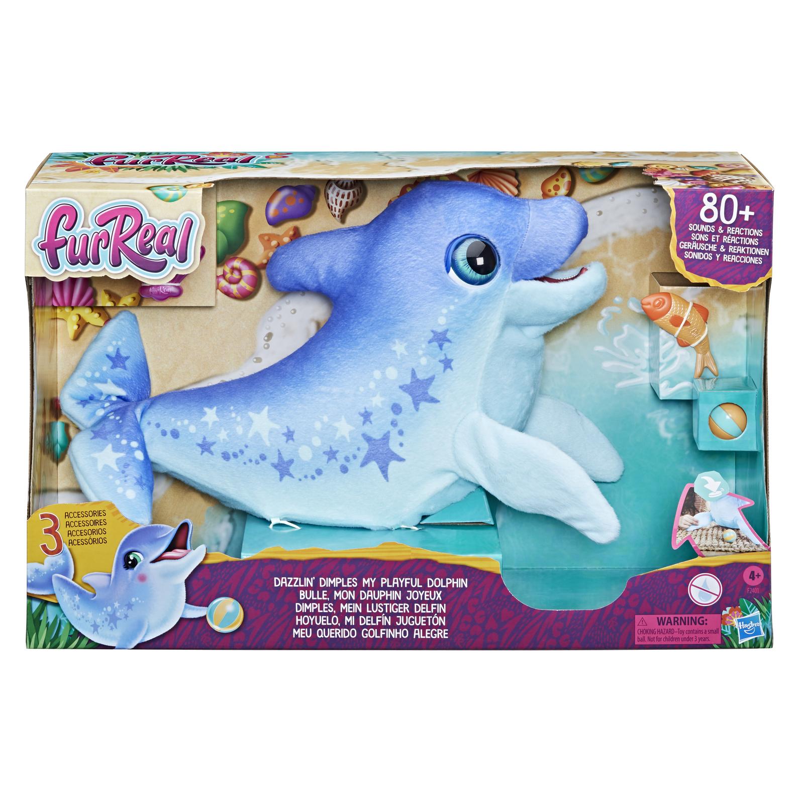 Игрушка мягкая FurReal Friends дельфин - фото 2