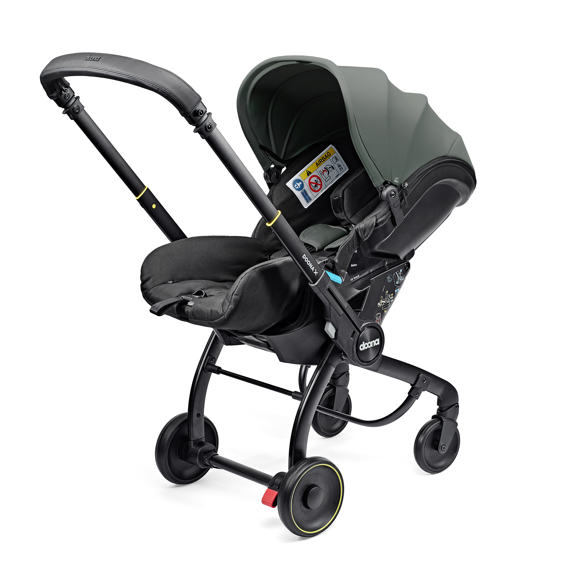 Автокресло Doona Doona X, цвет: Slate Green Isofix 0 (0 -13 кг) серый - фото 28