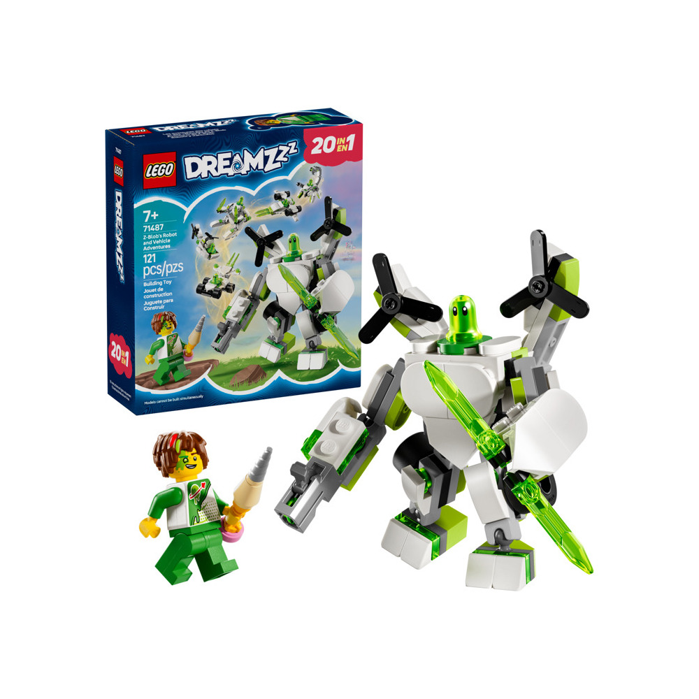 Конструктор LEGO DREAMZzz Приключения Z-Blob 20в1 71487 121 дет. - фото 1