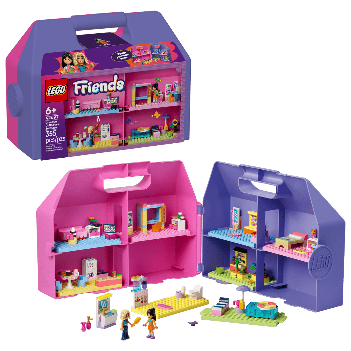 Конструктор LEGO Friends Креативный чемодан 355 дет. - фото 1