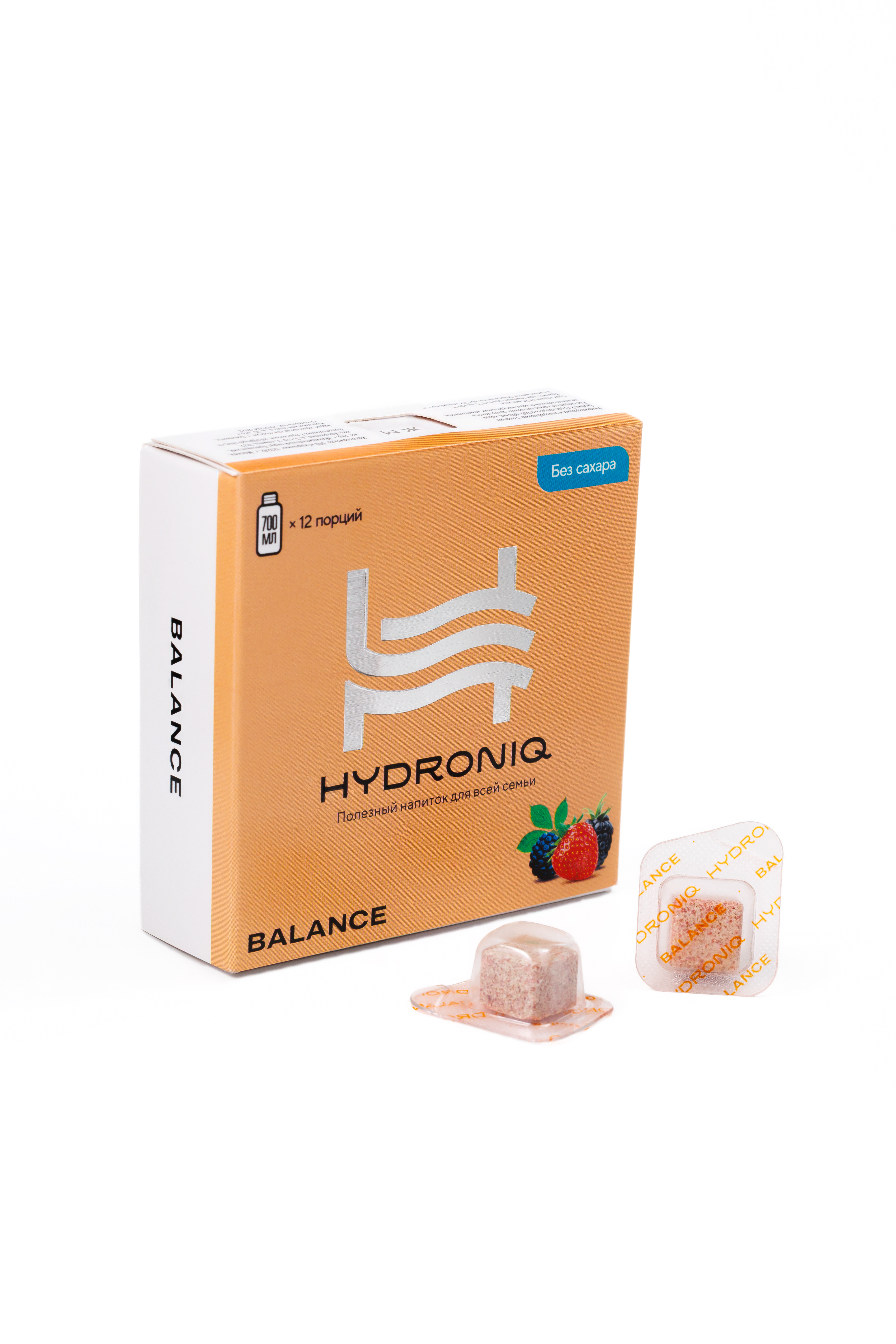 Полезный растворимый напиток Hydroniq Balance Клубника - фото 1