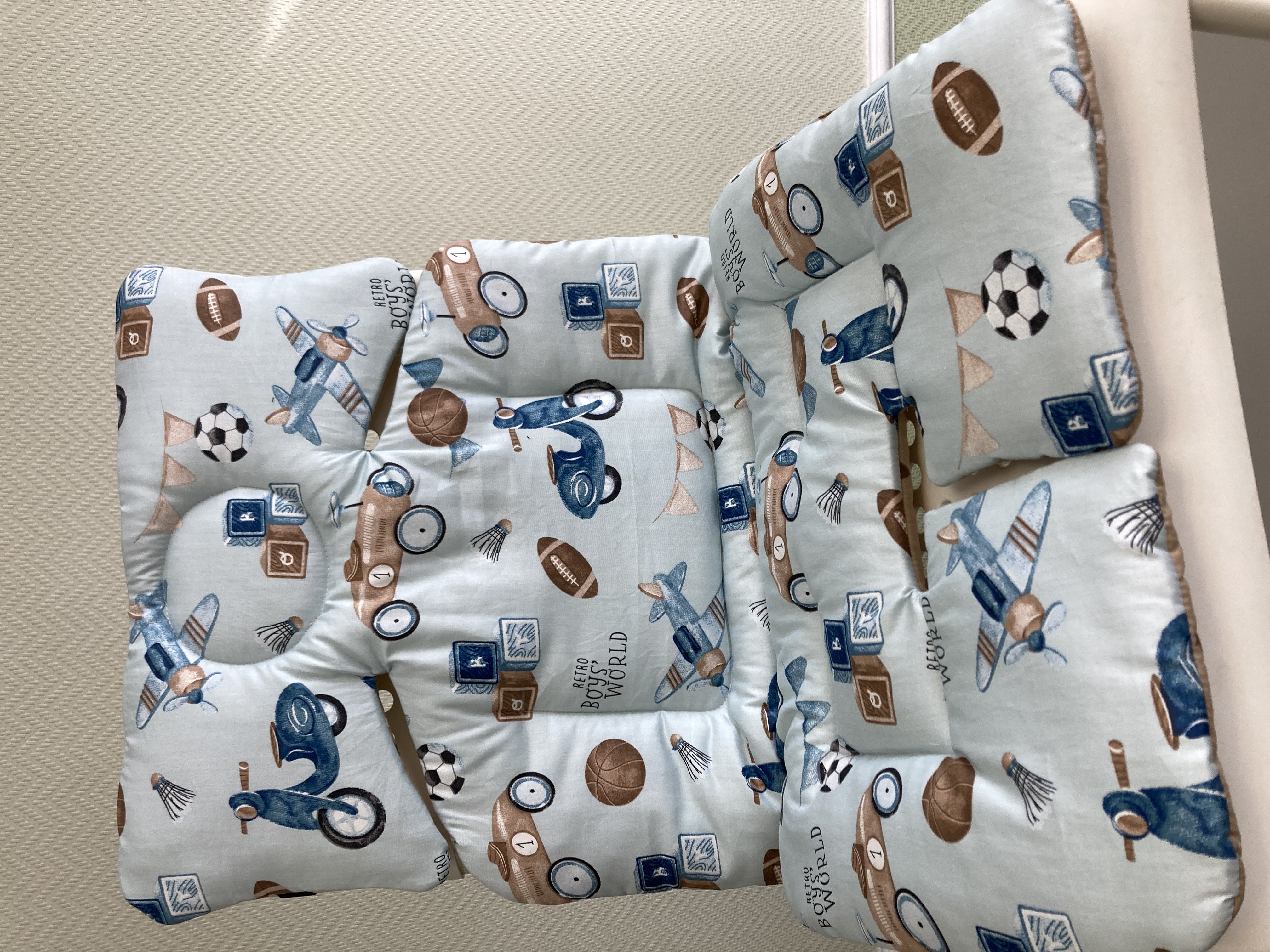 Вкладыш Baby.Eco.Decor матрасик в коляску, автокресло BEDmat7035/604 - фото 3