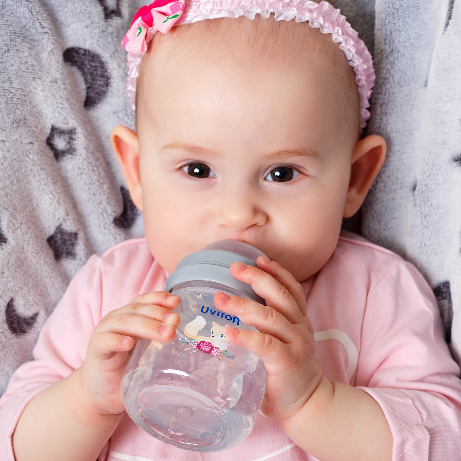 Бутылочка Uviton Anti-Colic 125 мл в ассортименте - фото 6