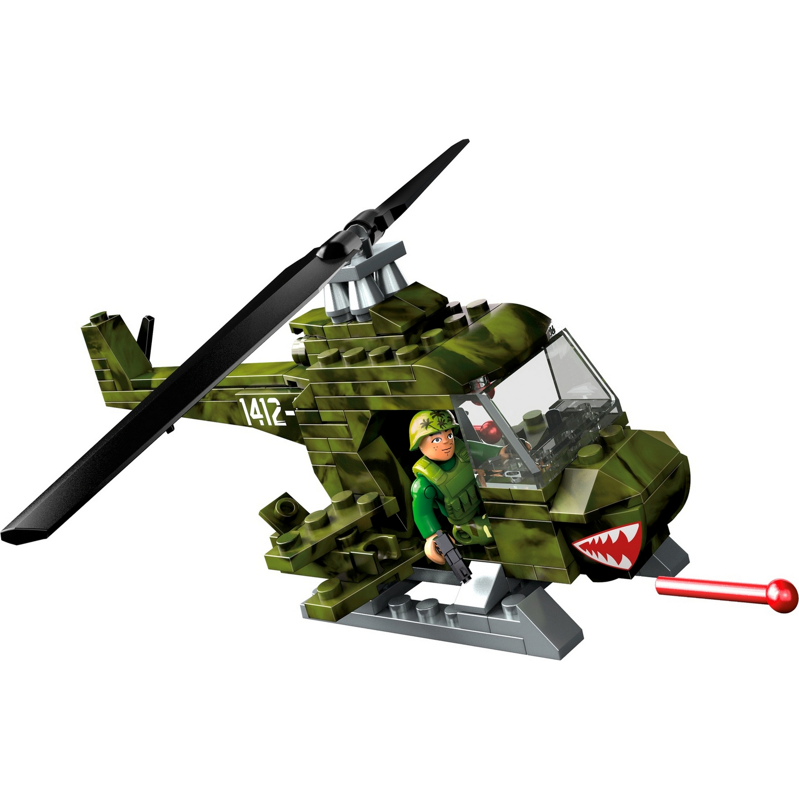Конструктор Mega Construx Военный вертолет - фото 3