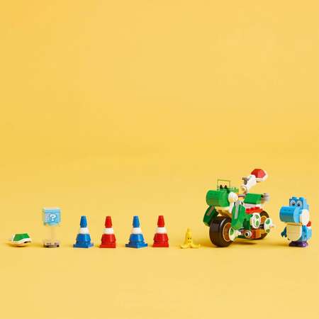 Конструктор LEGO Super Mario Йоши на байке блочный