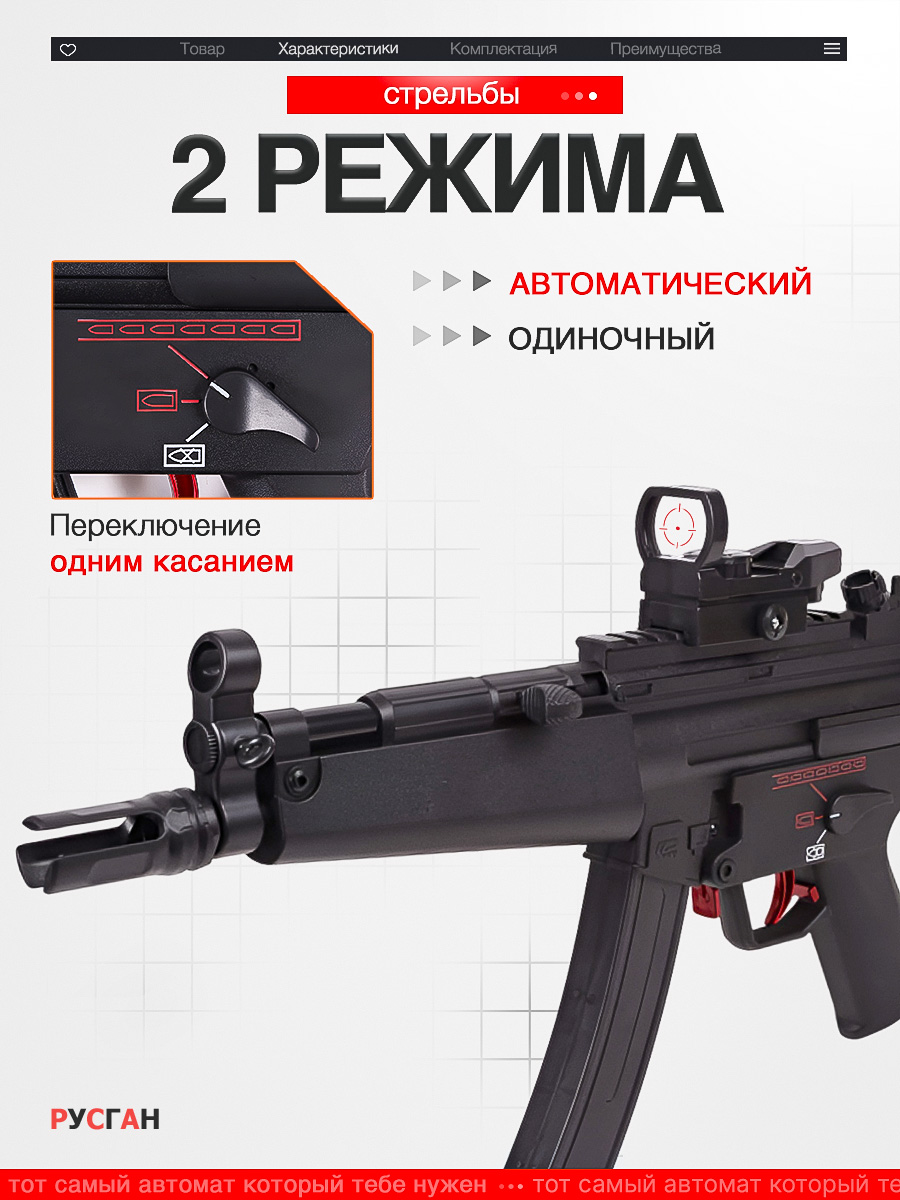 Автомат RUSHGAN MP5 - фото 2