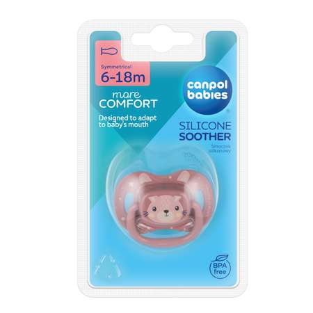 Пустышка Canpol Babies силикон от 6 мес. 1 шт.