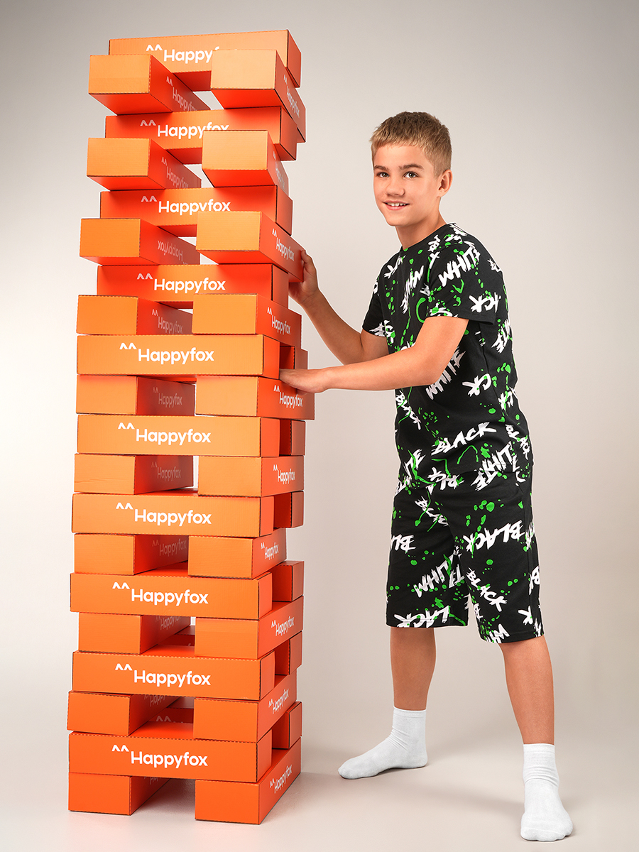 Костюм HappyFox HF4872SPblack.white - фото 8