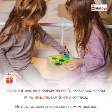 Игрушка Alatoys сортер Монтессори