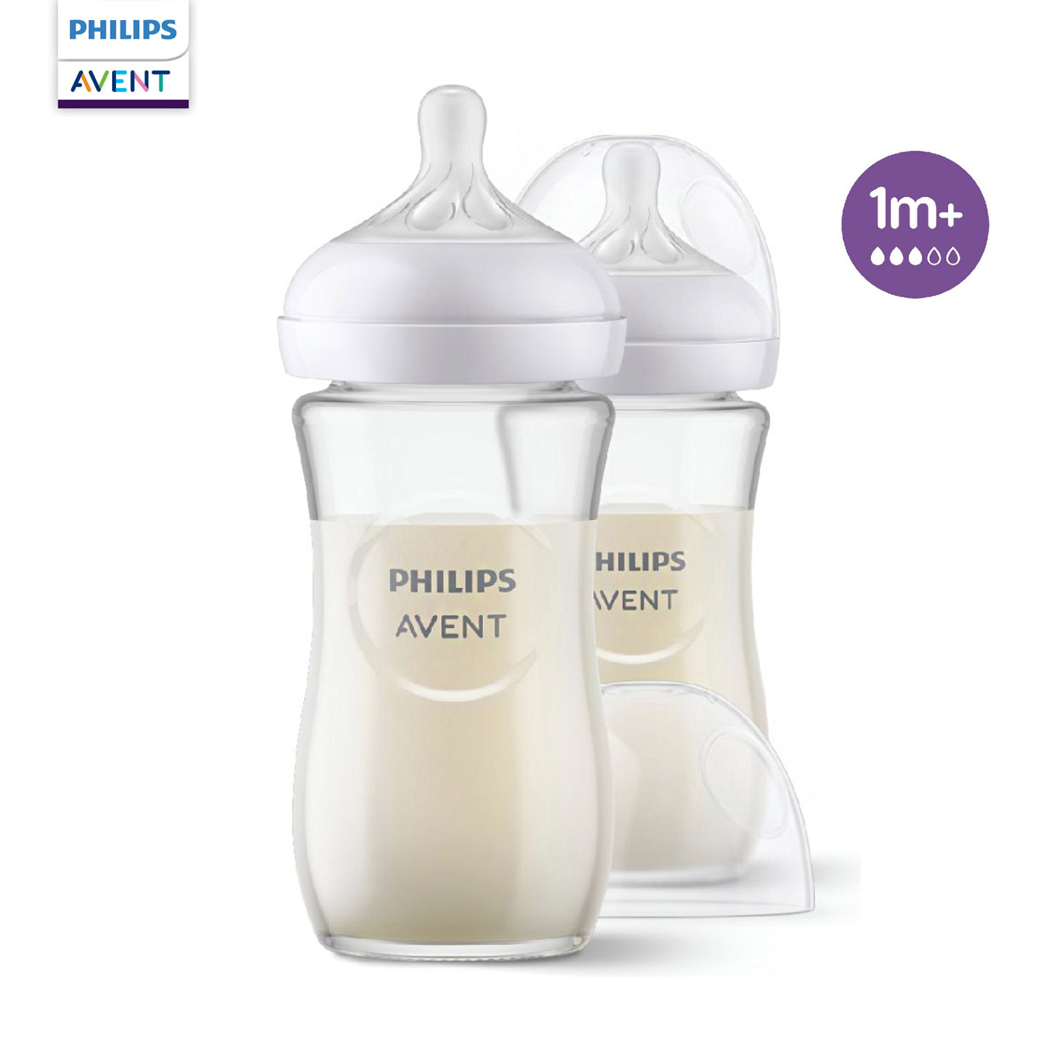 Бутылочка Philips Avent Natural 240 мл 2 шт. - фото 1