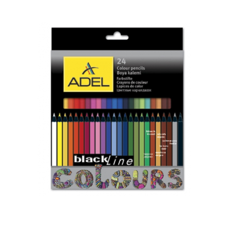 Карандаши цветные Adel 24 шт.