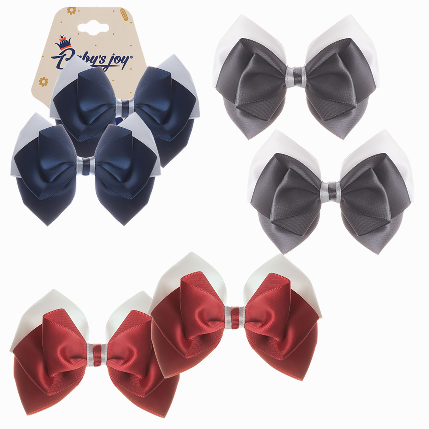 Банты Babys JOY 2шт в ассортименте BS42-2 BS42-2 - фото 1
