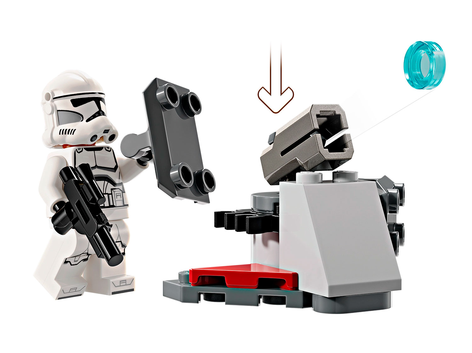 Конструктор LEGO Star Wars Боевой набор 75372 215 дет. - фото 4