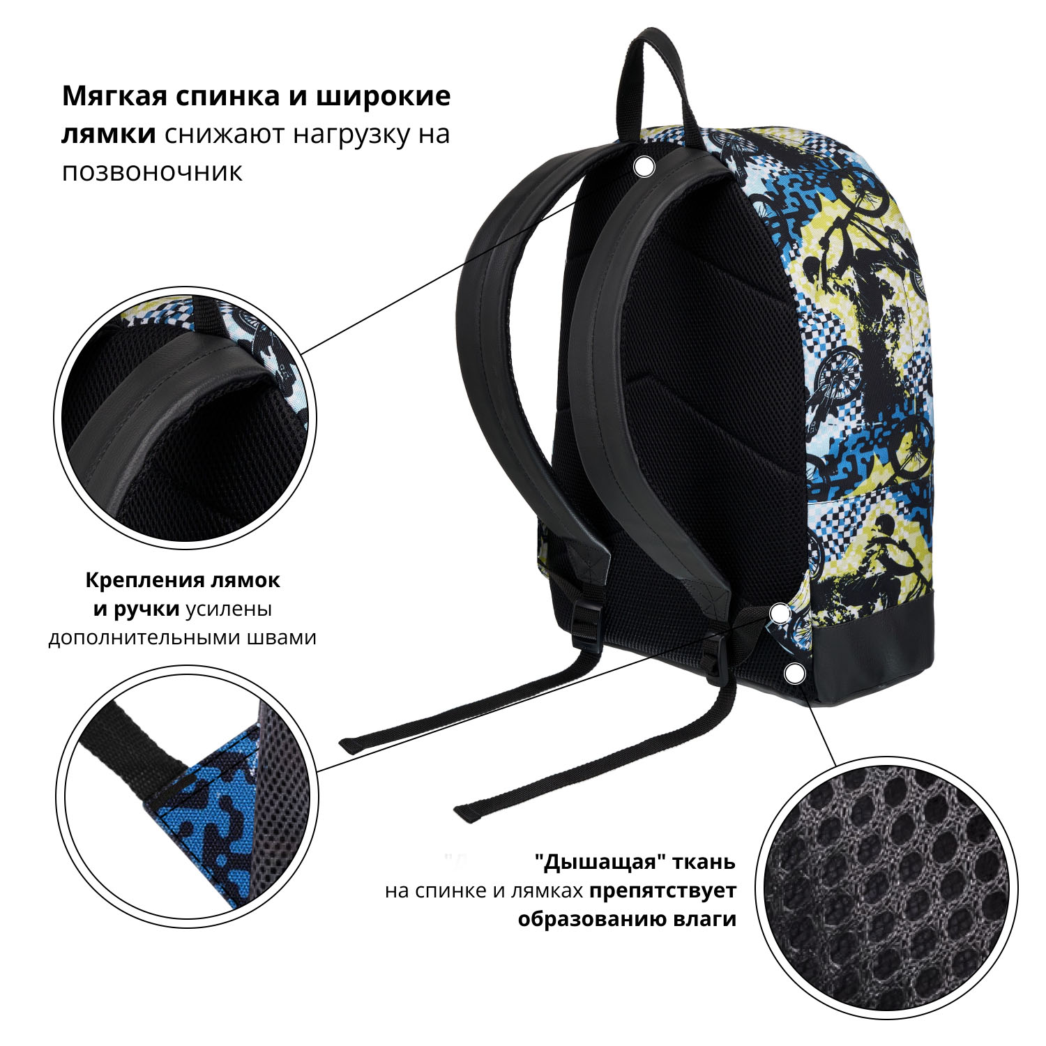Рюкзак ErichKrause С отделением для ноутбука - фото 3