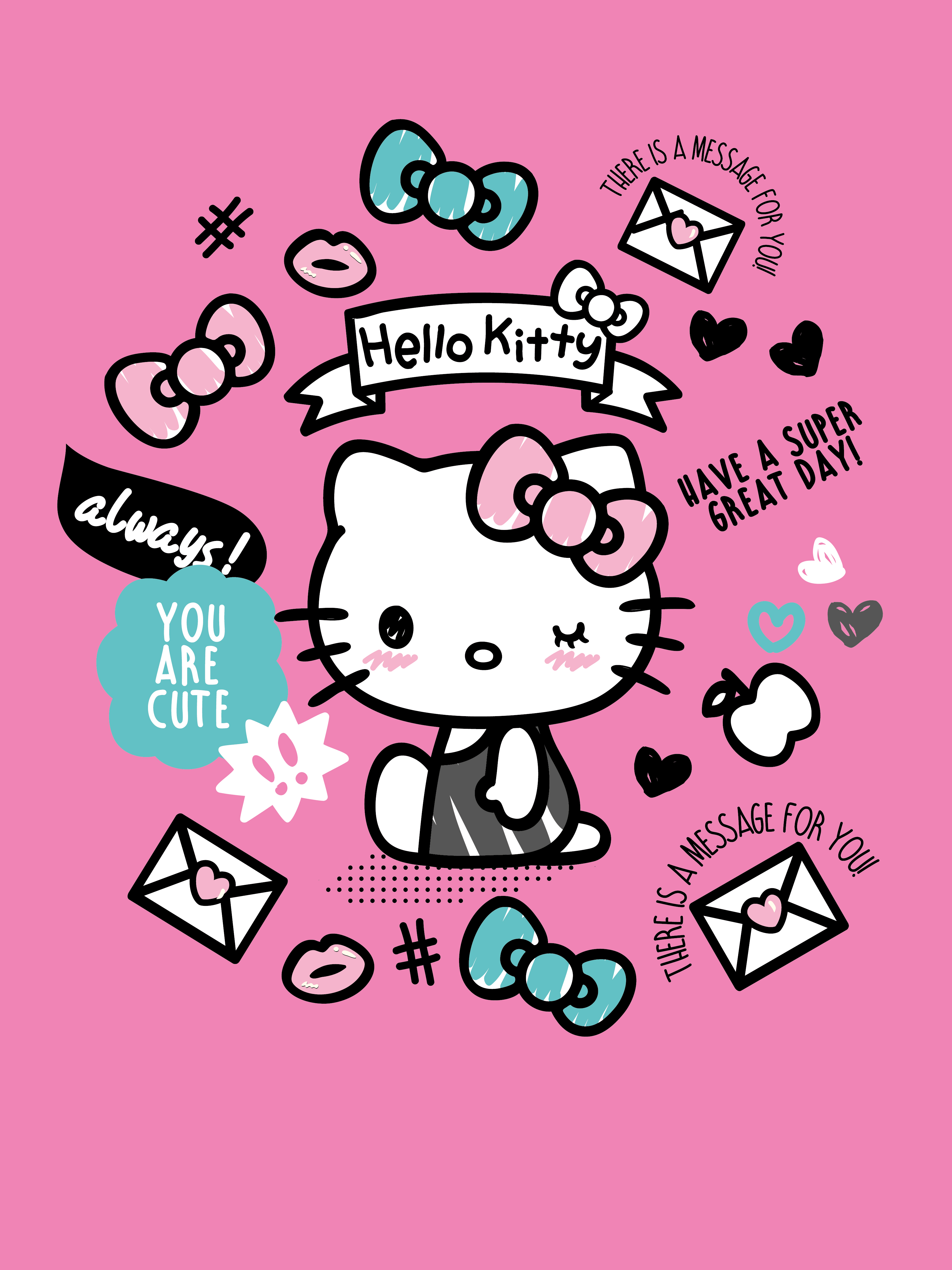 Футболка PRIORITY Hello Kitty розовая - фото 3