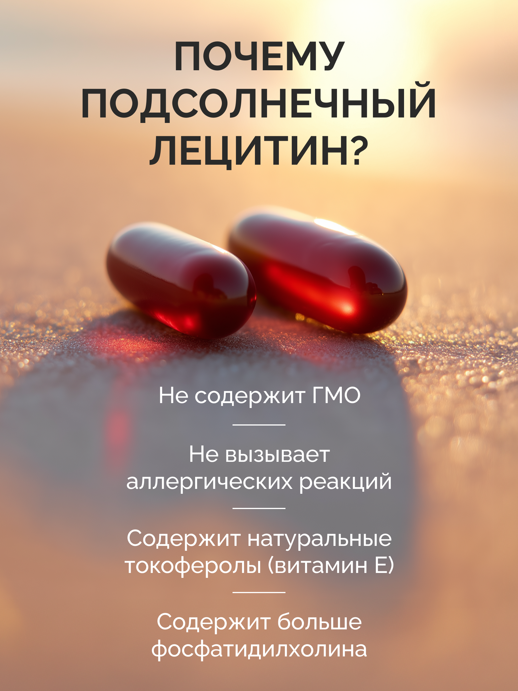 Лецитин подсолнечный MedCraft 2000 мг 60 капсул - фото 6
