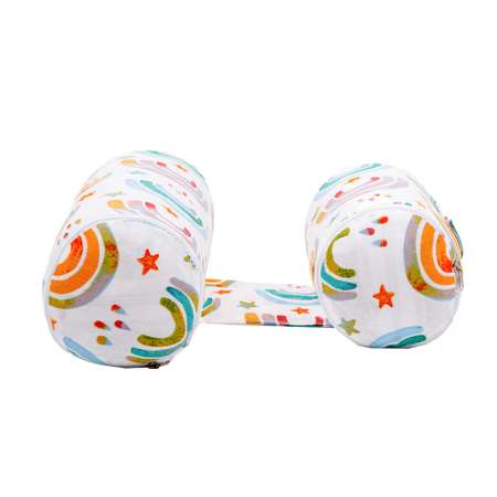 Подушка для боковой поддержки AmaroBaby Nature Anatomy с лузгой гречихи Rainbow