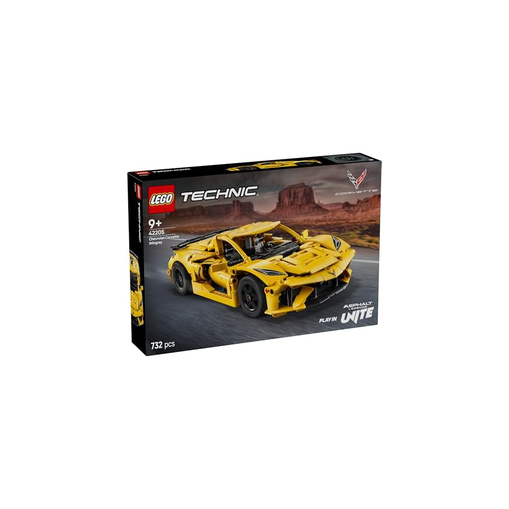 Конструктор LEGO Technic Chevrolet Corvette Stingray 732 дет. - фото 7