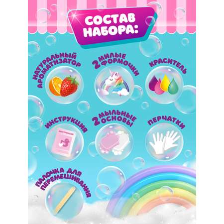 Набор KIKI Единорог мыло в ассортименте