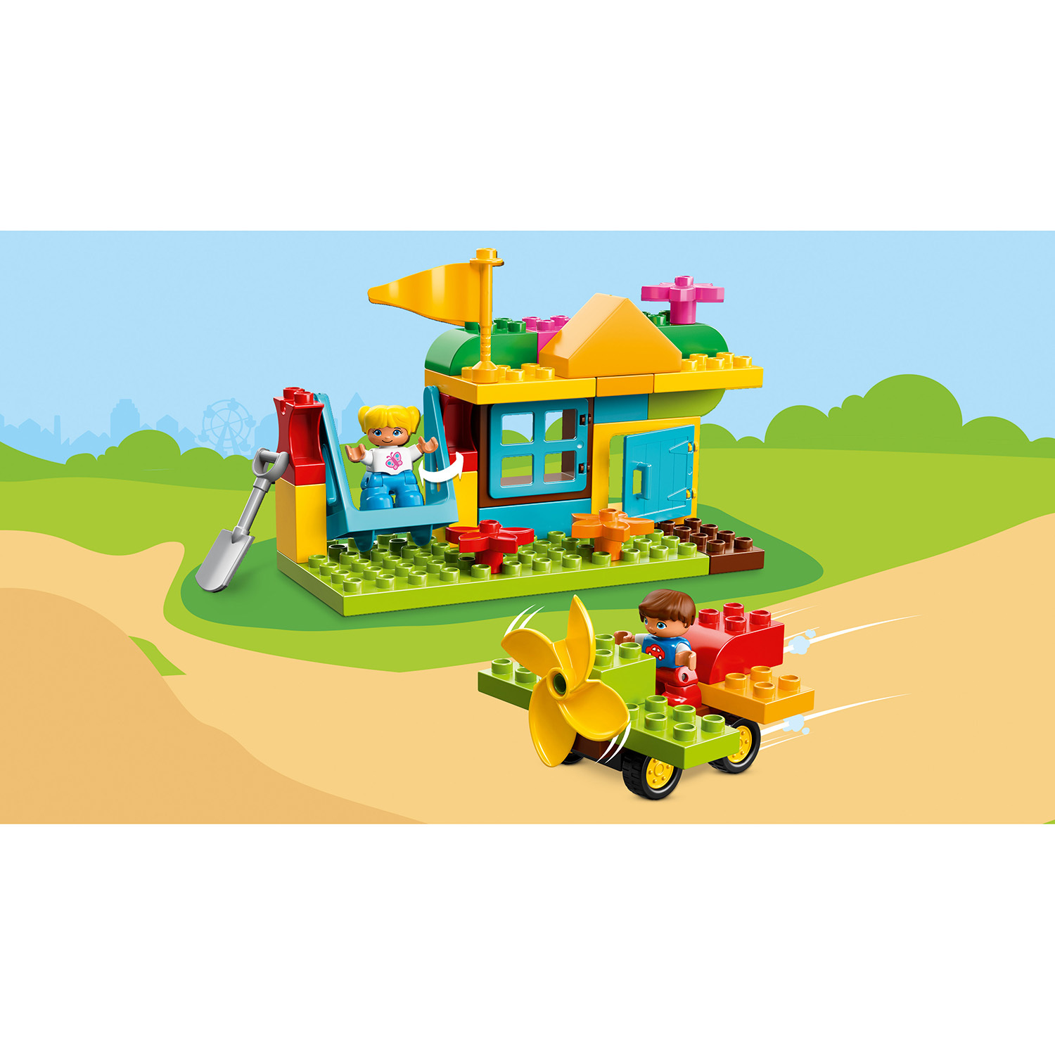 Конструктор LEGO DUPLO Большая игровая площадка блочный - фото 5