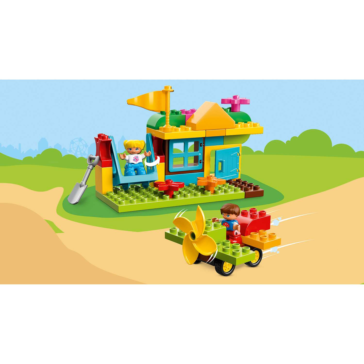 Конструктор LEGO DUPLO Большая игровая площадка блочный - фото 5